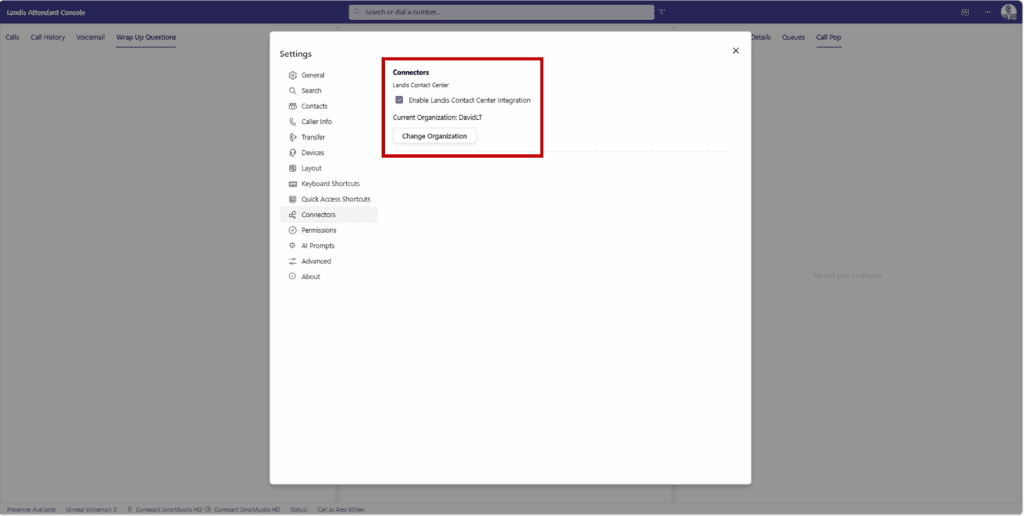 Contact Center connectors