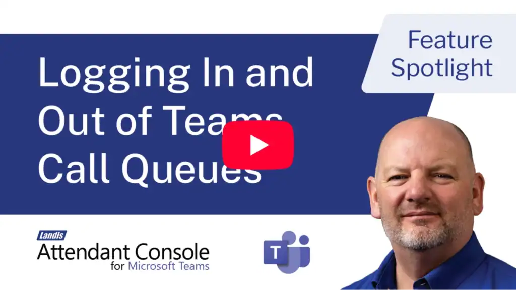 Logging in and out of teams queues